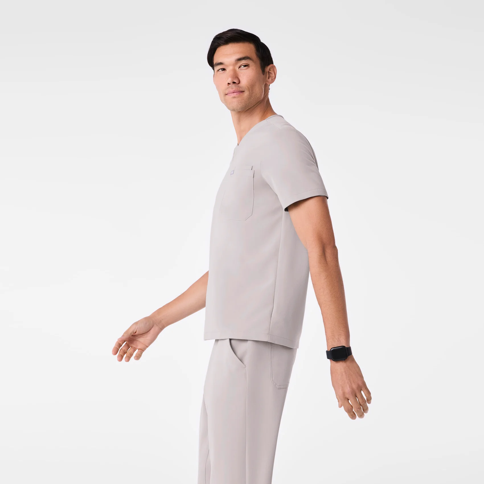 men's Slate Leon - Three-Pocket Scrub Top™ - Image 3