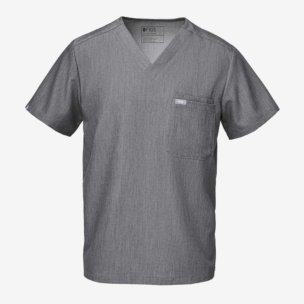 men's Slate Leon - Three-Pocket Scrub Top™ - Image 7