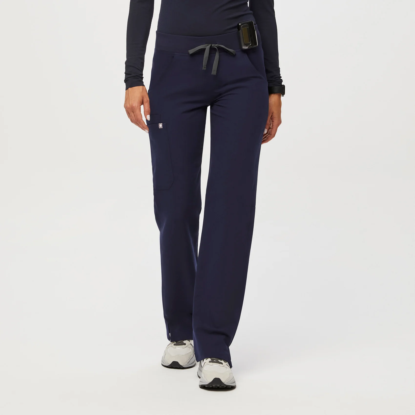 Women's Navy Kade™ - Petite Cargo Scrub Pants - Image 7