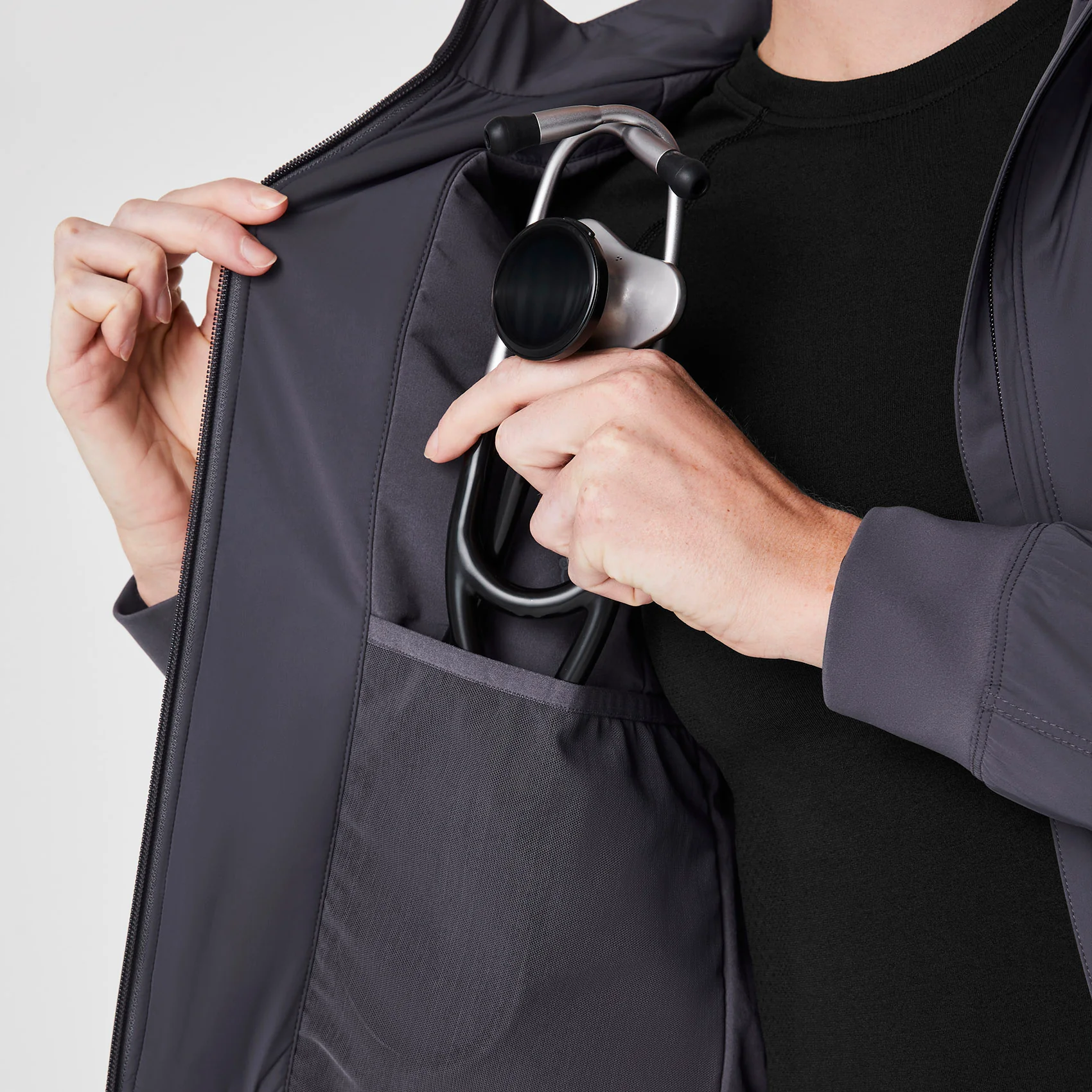 women's Charcoal On-Shift Float - Bomber Jacket™ - Image 10