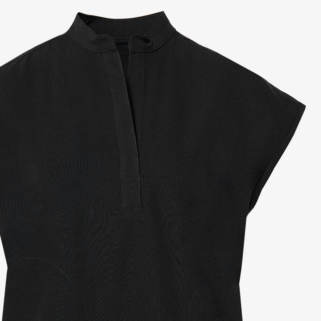 Women's Black Rafaela™ - Oversized Scrub Top - Image 11