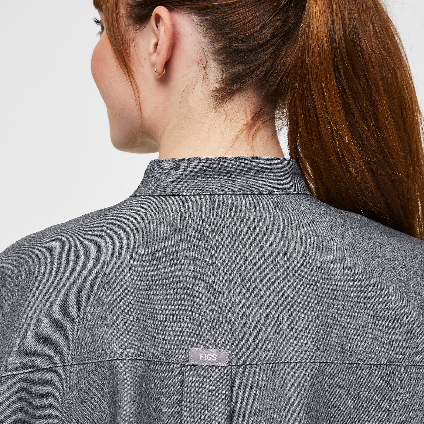 Women's Graphite Rafaela™ - Oversized Scrub Top - Image 5