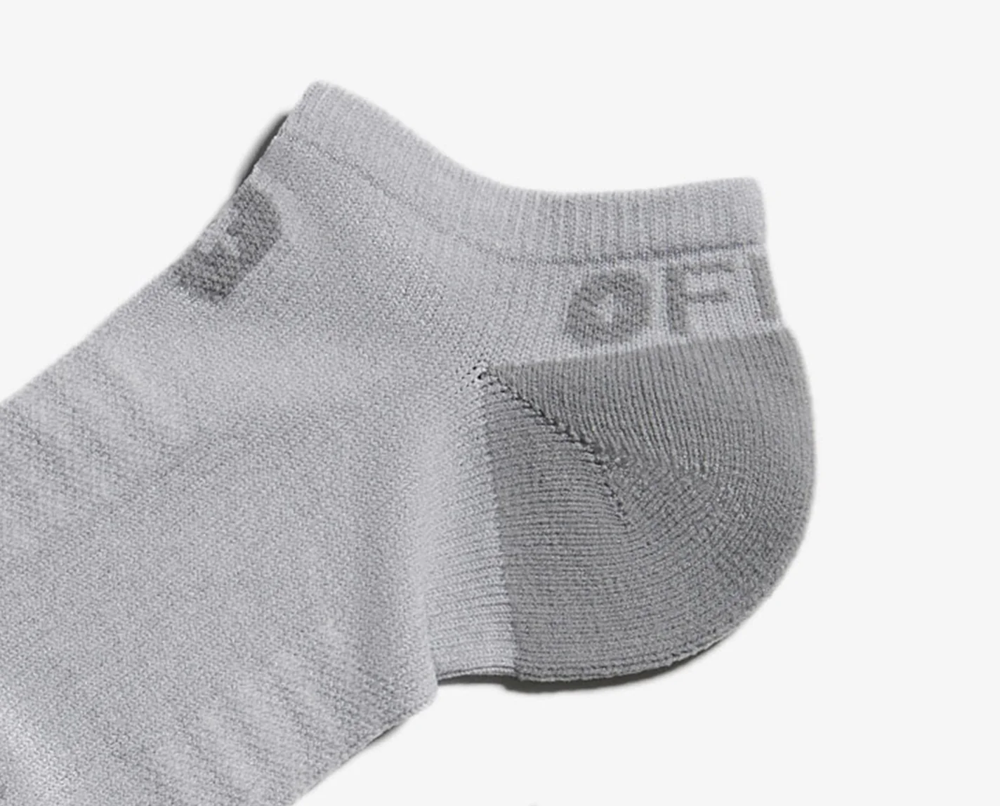 Women's Grey Solid Ankle Socks - Image 4