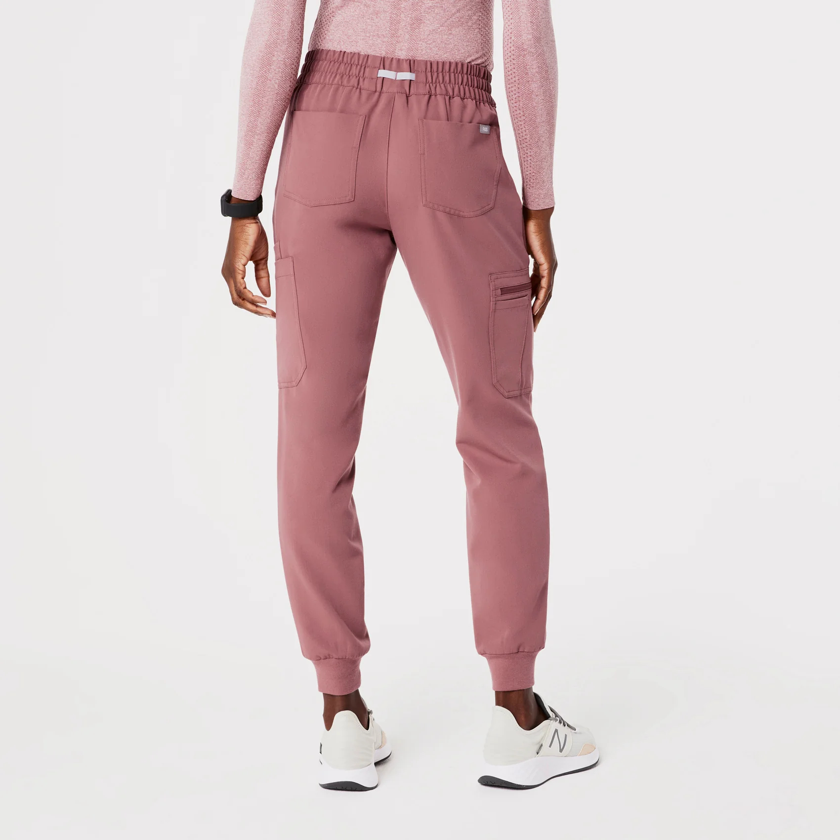 women's Mauve Uman Relaxed - Tall Jogger Scrub Pants - Image 4